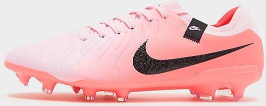 Nike Low top voetbalschoenen (stevige ondergrond) Tiempo Legend 10 Pro Pink Foam Black- Heren Pink Foam Black