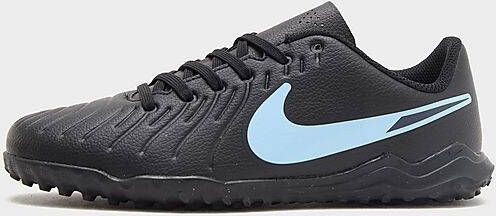 Nike Low-top voetbalschoen voor kleuters kids (turf) Jr. Tiempo Legend 10 Club Black