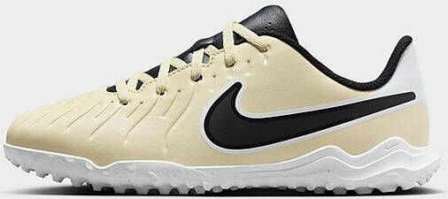 Nike Low-top voetbalschoen voor kleuters kids (turf) Jr. Tiempo Legend 10 Club Lemonade Metallic Gold Coin Black Lemonade Metallic Gold Coin Black - Foto 2