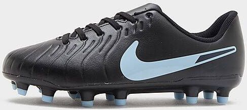 Nike Low top voetbalschoenen voor kleuters kids (meerdere ondergronden) Jr. Tiempo Legend 10 Club Black