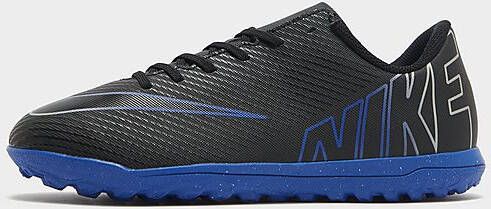 Nike Low top voetbalschoenen voor kleuters kids (turf) Jr. Mercurial Vapor 15 Club Black Hyper Royal Chrome- Heren Black Hyper Royal Chrome