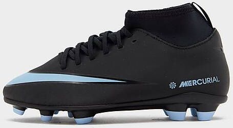 Nike High top voetbalschoenen voor kleuters kids (meerdere ondergronden) Jr. Mercurial Superfly 10 Club Black Kind Black