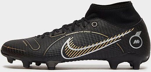 Nike Mercurial Superfly 8 Academy MG Voetbalschoenen(meerdere ondergronden) Black Metallic Silver Medium Ash Metallic Gold Dames