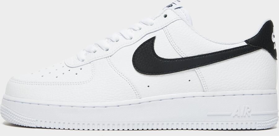 Nike Air Force 1 Low '07 White Black Pebbled Leather Sneakers Unisex - Foto 7
