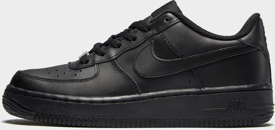 Nike Kids Air Force 1 Gs Low Black Black Black Shoes grade school 314192 009 - Foto 7