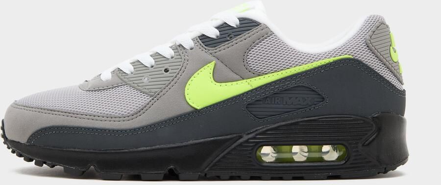 BLACK NEON YELLOW ANTRHACITE Nike Air Max 90 Heren Sneaker Black Neon - Foto 4