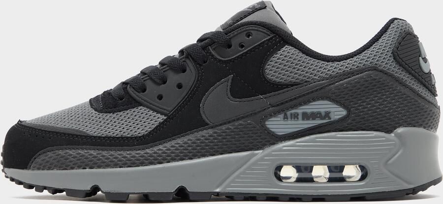Nike Herenschoenen Air Max 90 Premium Zwart- Heren Zwart