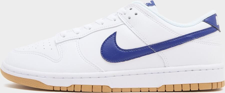 Nike Herenschoenen Dunk Low Retro SE Leather Suede Wit- Heren Wit