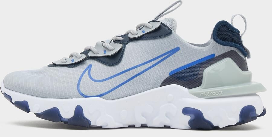 Nike React Vision Grijs Donkerblauw Wit Sneakers Heren - Foto 2
