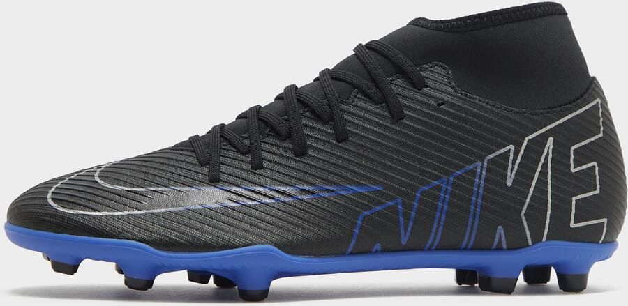 Nike High top voetbalschoenen (meerdere ondergronden) Mercurial Superfly 9 Club Zwart- Heren Zwart