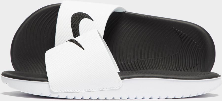 Nike Kawa Younger Older Kids' Slide White Black Kind White Black - Foto 6