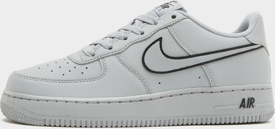 Nike Air Force 1 GS Light Smoke Grey Black Sneakers Unisex Grijs Zwart - Foto 2