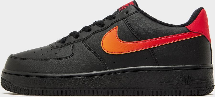 Nike Air Force 1 Low GS Zwart Rood Oranje Sneaker Limited Edition - Foto 2
