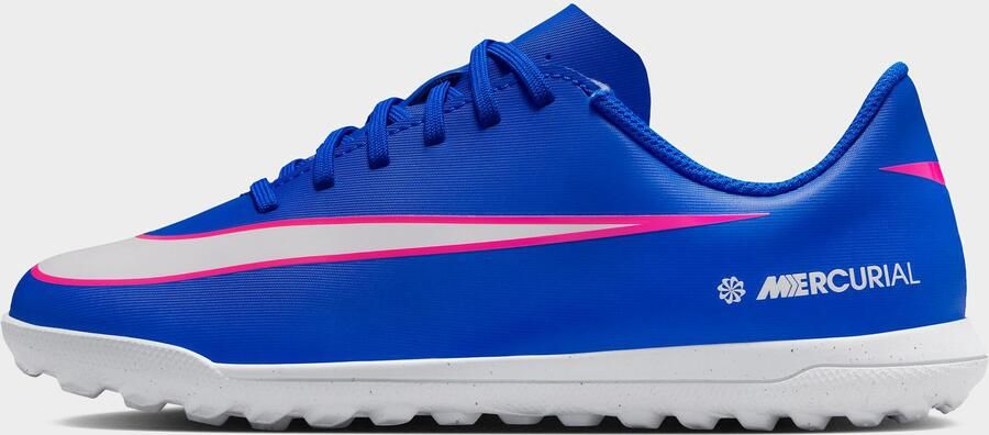 Nike Low-top voetbalschoenen voor kleuters kids (turf) Jr. Mercurial Vapor 16 Club Blauw