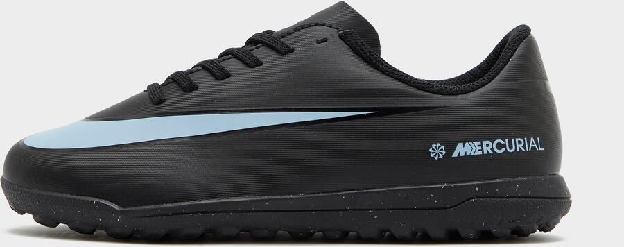 Nike Low-top voetbalschoenen voor kleuters kids (turf) Jr. Mercurial Vapor 16 Club Zwart
