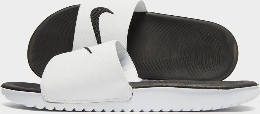 Nike Kawa Younger Older Kids' Slide White Black Kind White Black - Foto 5