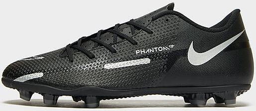 Nike Phantom GT2 Club MG Voetbalschoen(meerdere ondergronden) Black Dark Grey Metallic Silver Heren