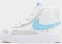 Nike Schoen voor baby's peuters Blazer Mid '77 Summit White Photon Dust White Aquarius Blue Kind Summit White Photon Dust White Aquarius Blue - Thumbnail 2