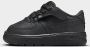 Nike Force 1 Low Easy On (TD) Basketball in zwart formaten: 18.5 - Thumbnail 1