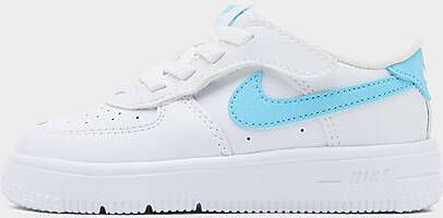 Nike Schoenen voor baby's peuters Force 1 Low EasyOn White White Aquarius Blue White White Aquarius Blue