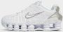 Nike Wmns Shox Tl Running Schoenen white white metallic silver max orange maat: 36 beschikbare maaten:36.5 37.5 36 38.5 39 40.5 41 - Thumbnail 3