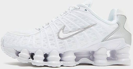 Nike Wmns Shox Tl Running Schoenen white white metallic silver max orange maat: 36 beschikbare maaten:36.5 37.5 36 38.5 39 40.5 41 - Foto 4