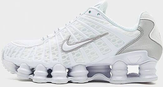 Nike Shox TL Heren Sneakers Sportschoenen Schoenen Wit Zilver AV3595