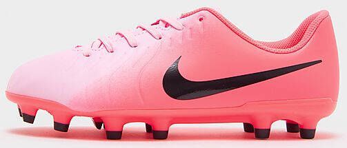 Nike Low top voetbalschoenen voor kleuters kids (meerdere ondergronden) Jr. Tiempo Legend 10 Club Pink Foam Black Pink Foam Black
