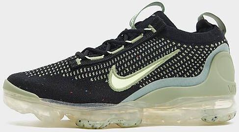Nike VaporMax 2021 FK Junior Black Oil Green Vintage Green Barely Volt Kind Black Oil Green Vintage Green Barely Volt
