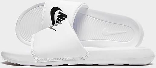 Nike Victori One Slipper voor heren White White Black Heren