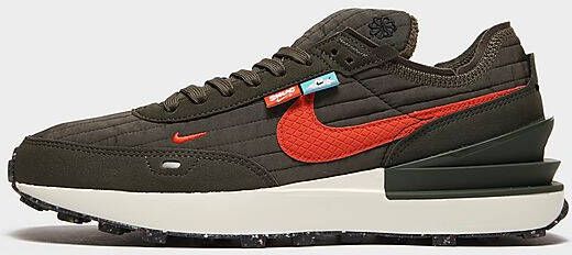 Nike Waffle One Premium Heren Medium Olive Sequoia Black Team Orange Heren