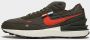 Nike Waffle One Premium Medium Olive Sequoia Black Team Orange - Thumbnail 2