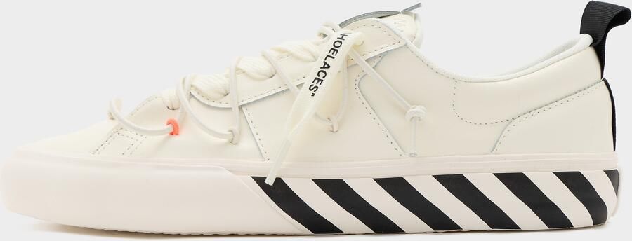 Off-White L AB Tape Leather Wit- Heren Wit