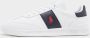 Polo Ralph Lauren Witte blauwe en rode sneakers White Heren - Thumbnail 2