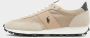 Polo Ralph Lauren Beige Sportieve Textiel Sneakers voor Heren Beige Heren - Thumbnail 3