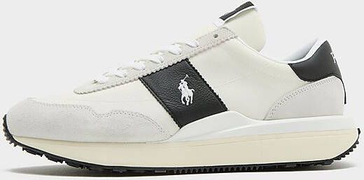 Polo Ralph Lauren Sneakers van leermix met logostitching model 'Train'