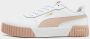 PUMA Carina 2.0 Dames Sneakers White-Rose Quartz- Gold - Thumbnail 3