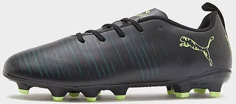 PUMA FUTURE 8 PLAY FG AG Jr Unisex Sportschoenen Black-Fizzy Light-Green Terrain - Foto 3