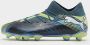 PUMA Future 7 Match Gras Kunstgras Voetbalschoenen (MG) Kids Grijs Paars Groen Wit - Thumbnail 6