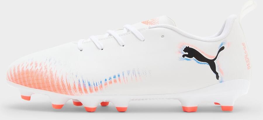 PUMA FUTURE 8 PLAY FG AG Jr Unisex Sportschoenen White- Black-Glowing Red - Foto 6