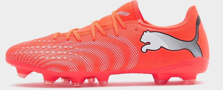 PUMA FUTURE 9 PLAY FG AG Unisex Sportschoenen Glowing Red- White- Black- Silver - Foto 2
