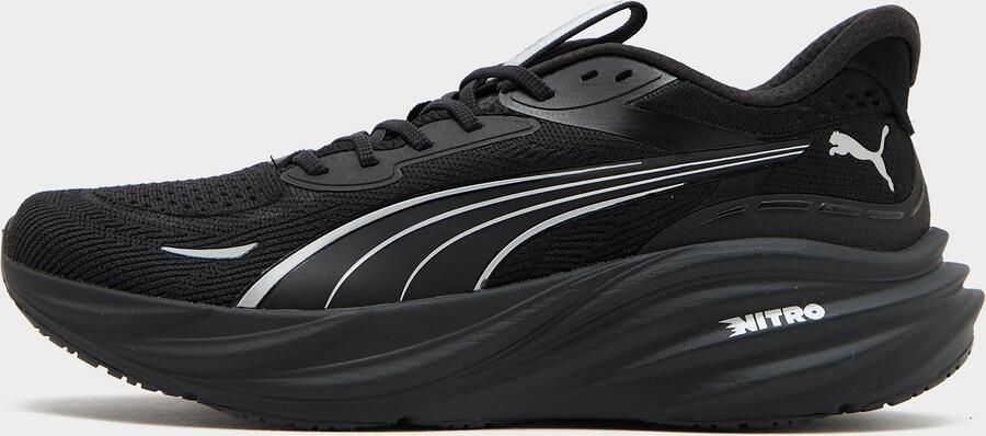 Puma Magnify Nitro 3 Sneakers Heren Zwart Mesh Synthetisch - Foto 2