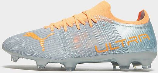 PUMA Ultra 3.4 Gras Kunstgras Voetbalschoenen (MG) Zilver Oranje - Foto 4