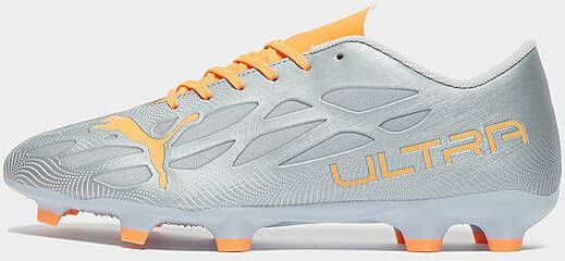 PUMA Ultra 4.4 Gras Kunstgras Voetbalschoenen(MG)Zilver Oranje - Foto 3