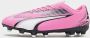 Puma Ultra Play FG AG Jr. voetbalschoenen roze wit zwart Imitatieleer 35 - Thumbnail 6