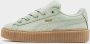 PUMA Fenty Rihanna Creeper Phatty Nubuck Green Fog Sneakers Unisex - Thumbnail 3