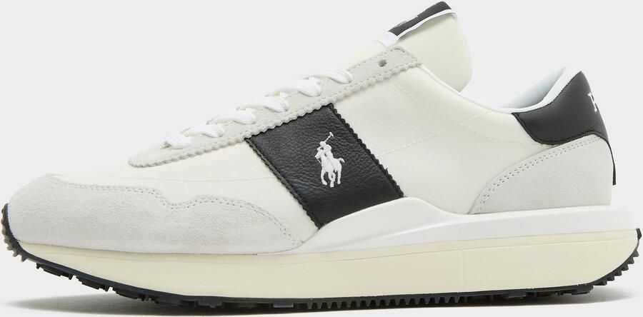Polo Ralph Lauren Sneakers van leermix met logostitching model 'Train'