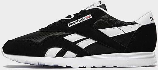 Reebok classic nylon schoenen Black Black White Dames