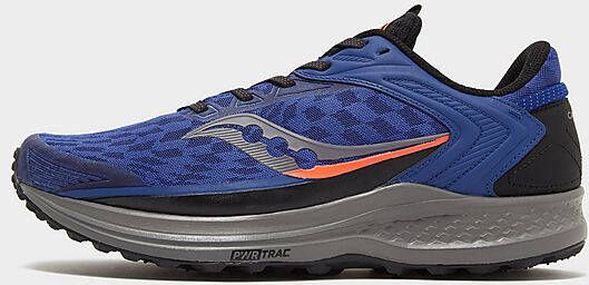 Saucony Canyon TR2 Heren Sportschoenen Hardlopen Trail blauw wit rood - Foto 2