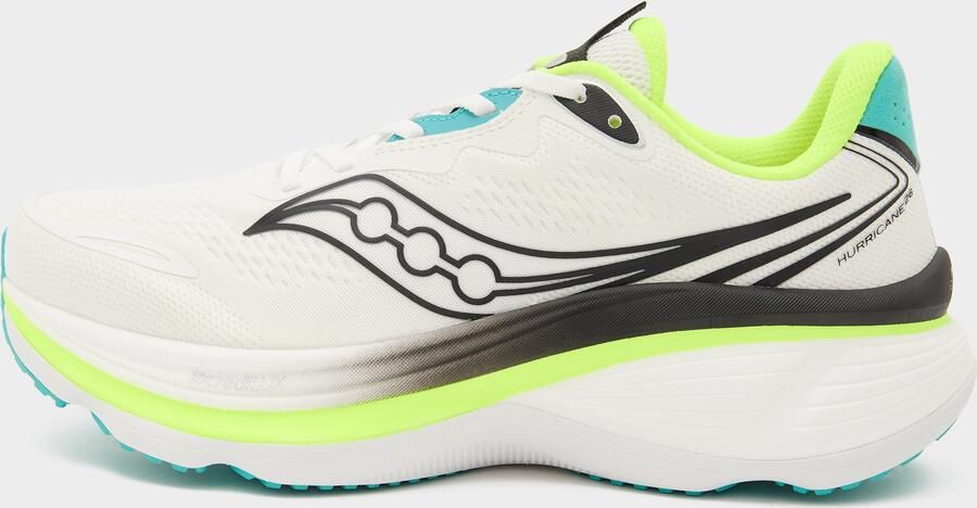 Saucony Hurricane 26 Hardloopschoenen wit citron - Foto 2